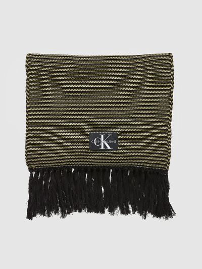 Calvin Klein Táskák & Kiegészítők HU944417 | Calvin Klein Extra Long Férfi Sál Olivazöld